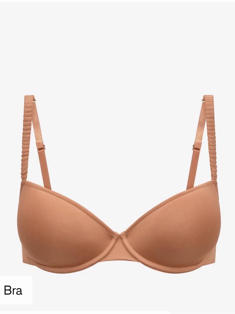 ThirdLove 24/7 Classic T-Shirt Bra in Mocha brown tan  34C1/2 (HALF SIZE)